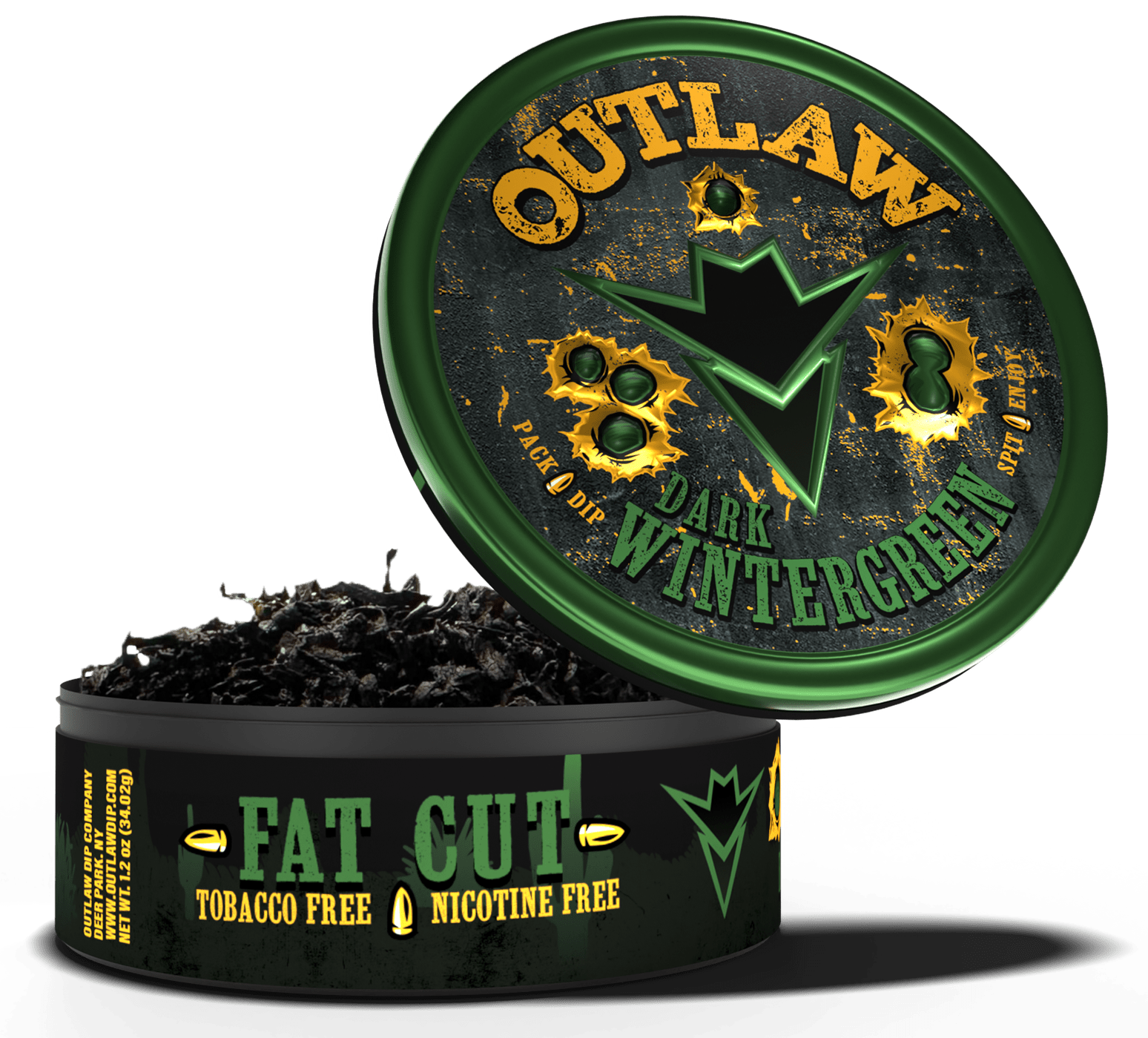 fat jacks tobacco Dark Wintergreen FAT Cut Dip