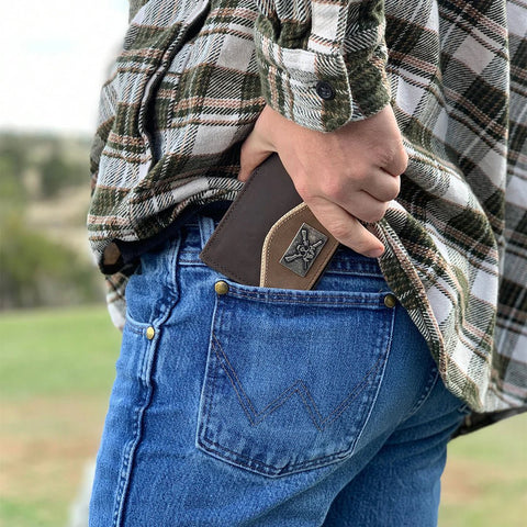 Outlaw Bi-Fold Leather Wallet