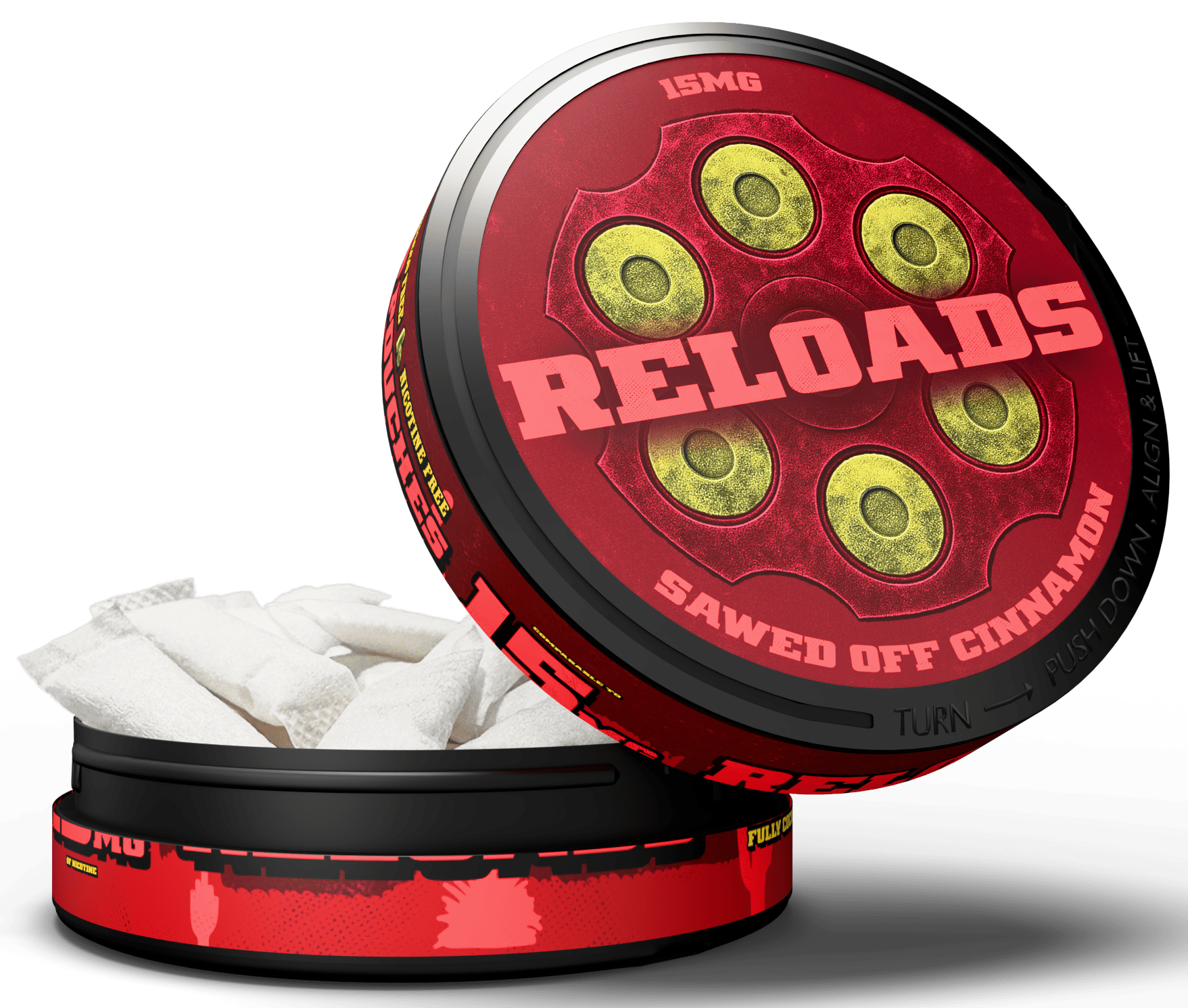 strongest dip tobacco Reloads Sawed-Off Cinnamon Pouches