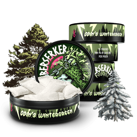 Berserker Caffeine Pouches - Odin's Wintergreen