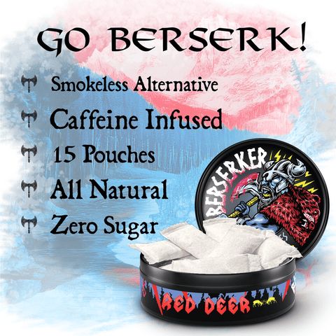 Berserker Caffeine Pouches - Red Deer