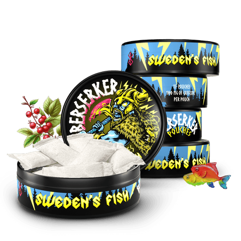 Berserker Caffeine Pouches - Sweden's Fish