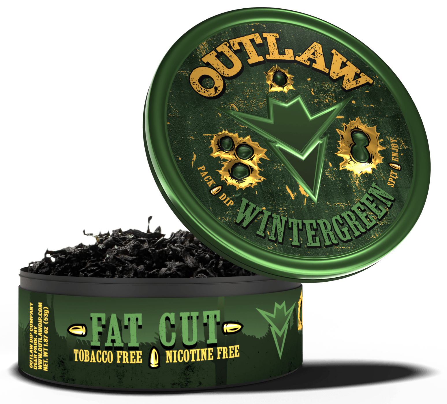 tobacco free dip reviews Wintergreen FAT Cut Dip
