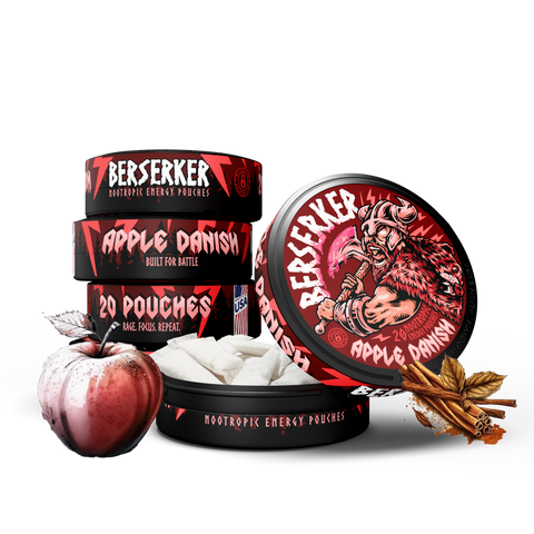 Berserker Caffeine Pouches - Apple Danish