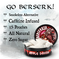 Berserker Apple Danish Pouches - 5 Can Roll