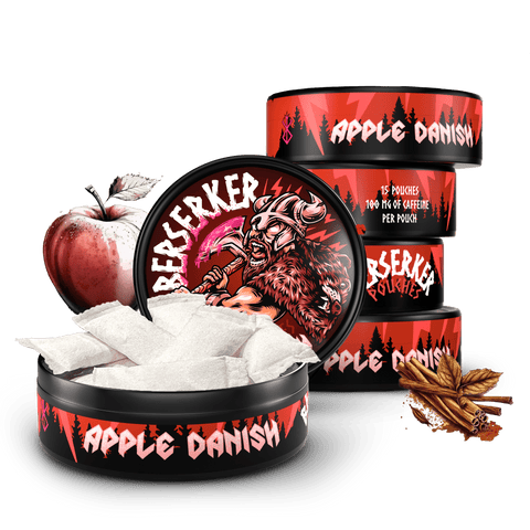 Berserker Apple Danish Pouches - 5 Can Roll