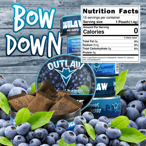 Outlaw Blueberry Pouches Nutrition Facts