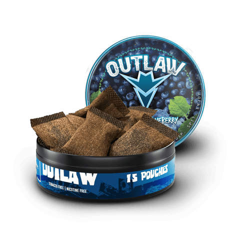 Outlaw Blueberry Dip Pouches Nicotine Free