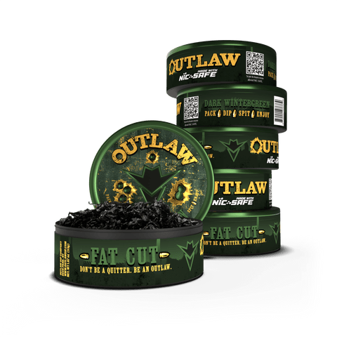 Outlaw Dark Wintergreen Fat Cut - 6 Pack