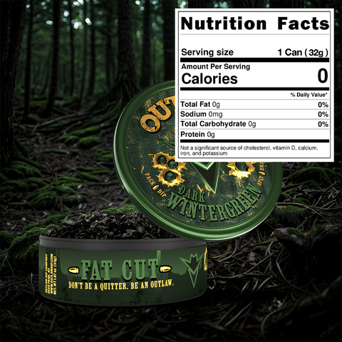 Outlaw Dark Wintergreen Fat Cut - 6 Pack