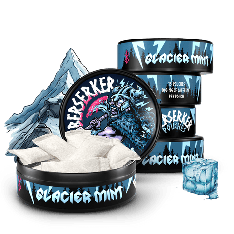 Berserker Glacier Mint Pouches - 5 Can Roll