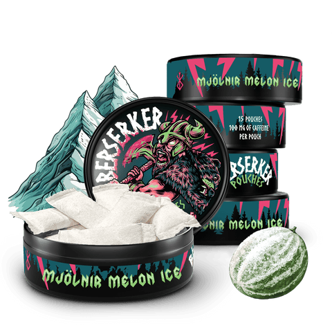 Berserker Mjölnir Melon Ice Pouches - 5 Can Roll