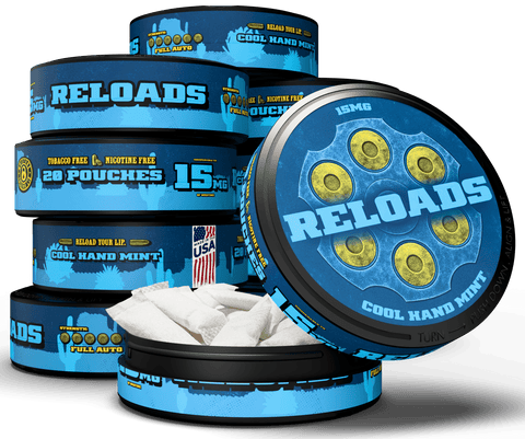 Reloads Cool Hand Mint Pouches - Outlaw Dip Company Inc.