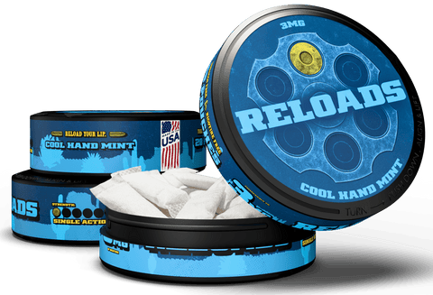 Reloads Cool Hand Mint Pouches - Outlaw Dip Company Inc.