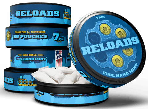 Reloads Cool Hand Mint Pouches - Outlaw Dip Company Inc.