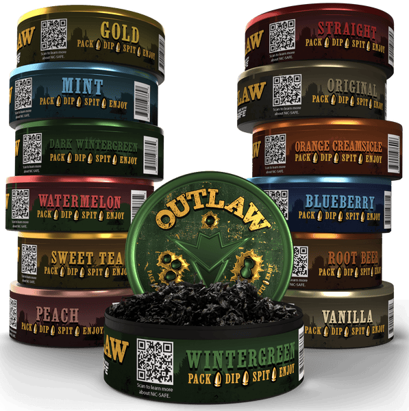 Outlaw Fat Cut Sampler 13 Pack [All Flavors] – Outlaw Dip Company Inc