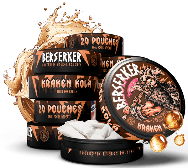 na aa　LUNKER KILLER x KAVU FC カブー ベスト Berserker Kraken Kola Caffeine Pouches - Zyn Alternative – Outlaw