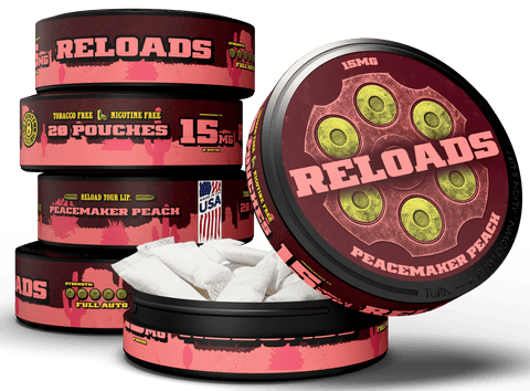 Reloads Peacemaker Peach Pouches - Outlaw Dip Company Inc.