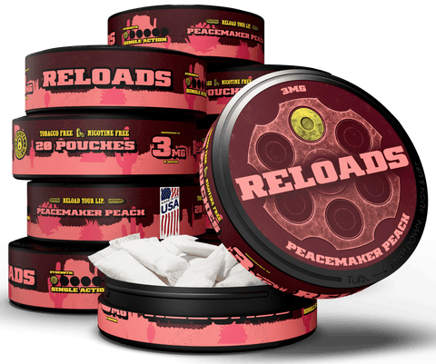 Reloads Peacemaker Peach Pouches - Outlaw Dip Company Inc.
