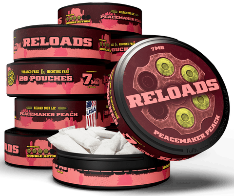Reloads Peacemaker Peach Pouches - Outlaw Dip Company Inc.