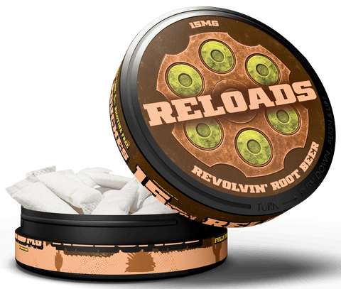 Reloads Revolvin' Root Beer Pouches - Single - Outlaw Dip Company Inc.