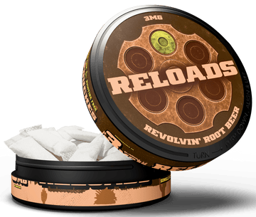 Reloads Revolvin' Root Beer Pouches