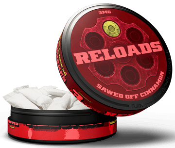 Reloads Sawed-Off Cinnamon Pouches