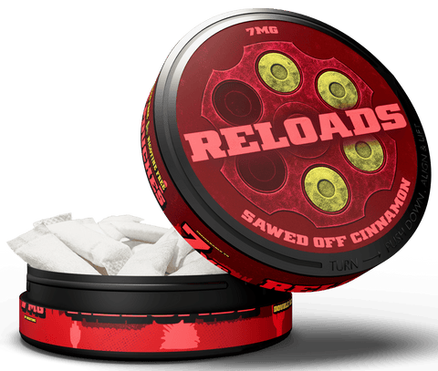 Reloads Sawed-Off Cinnamon Pouches - Single - Outlaw Dip Company Inc.