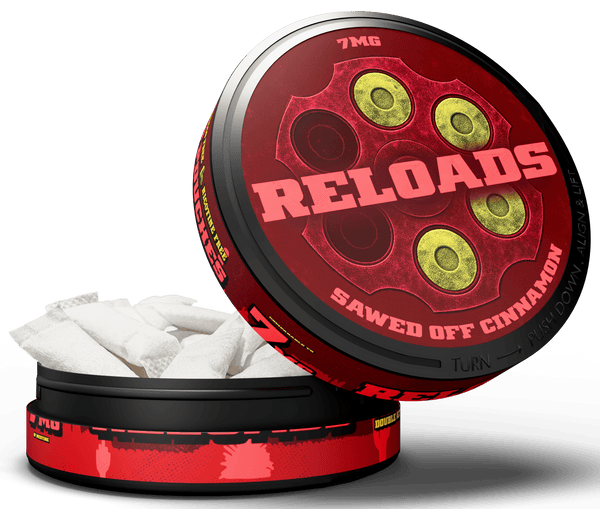 Reloads Sawed-Off Cinnamon Pouches