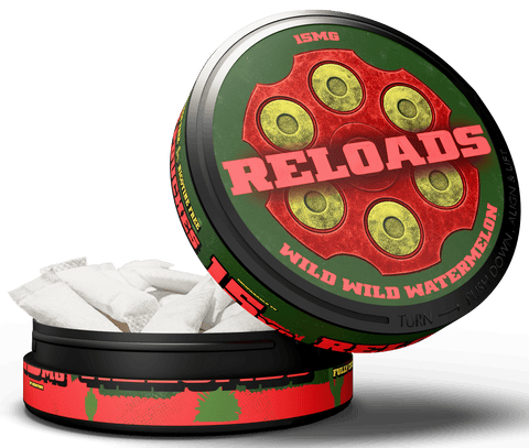Reloads Wild Wild Watermelon Pouches - Single - Outlaw Dip Company Inc.
