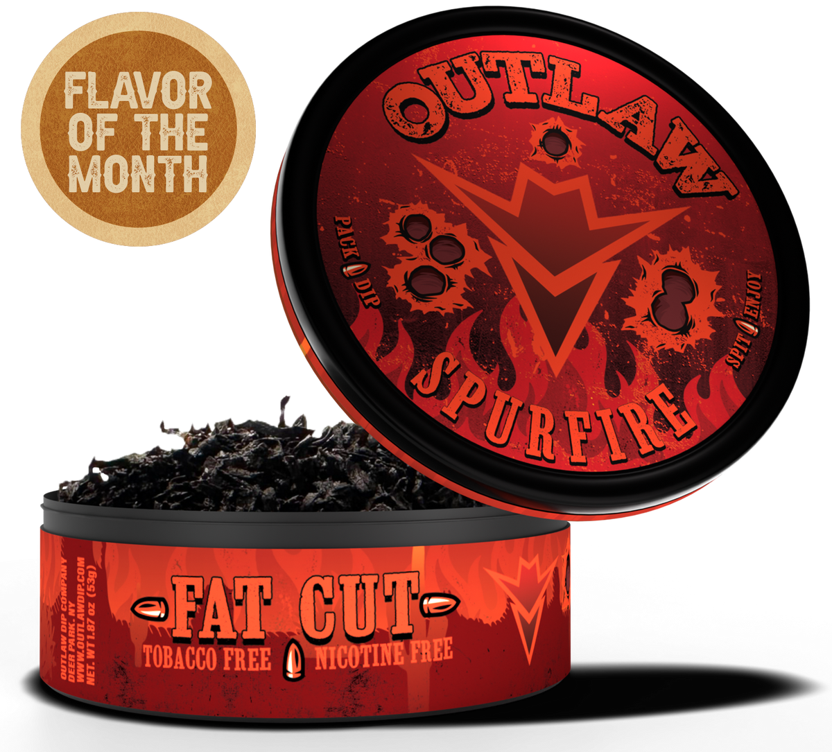 Outlaw Spurfire Fat Cut single can