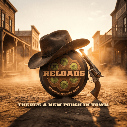 Reloads Revolvin' Root Beer Pouches - Outlaw Dip Company Inc.