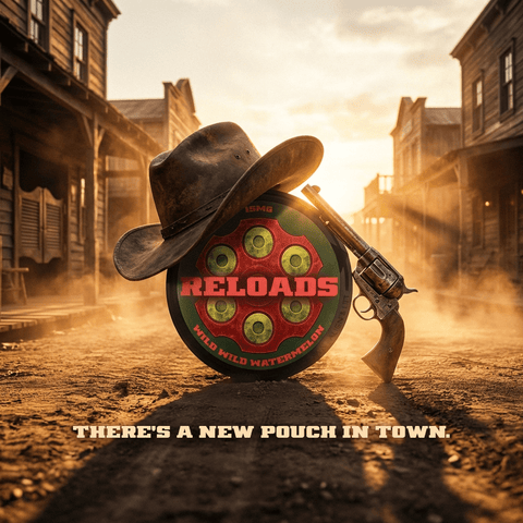 Reloads Wild Wild Watermelon Pouches - Outlaw Dip Company Inc.