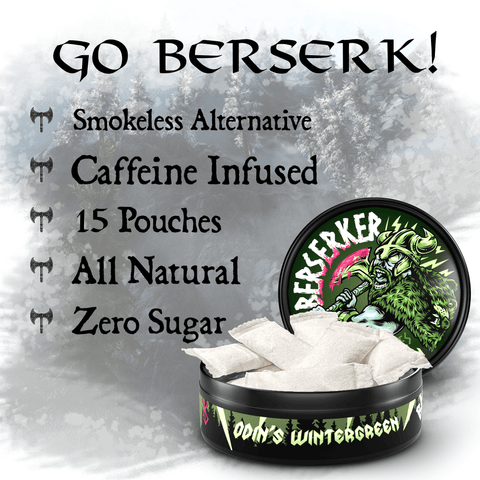 Berserker Odin's Wintergreen Pouches - Outlaw Dip Company Inc.