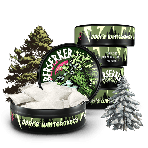 Berserker Odin's Wintergreen Pouches - 5 Can Roll