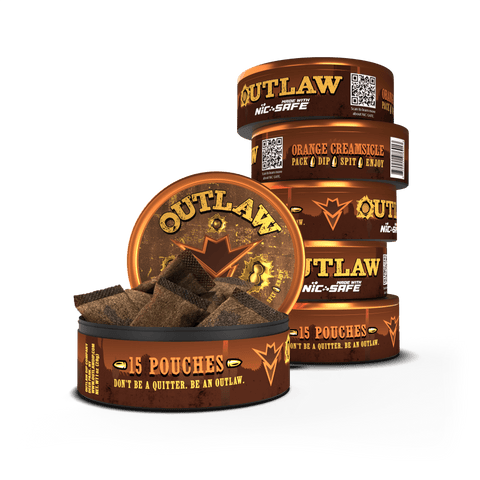 Outlaw Orange Creamsicle Pouches - 6 Pack