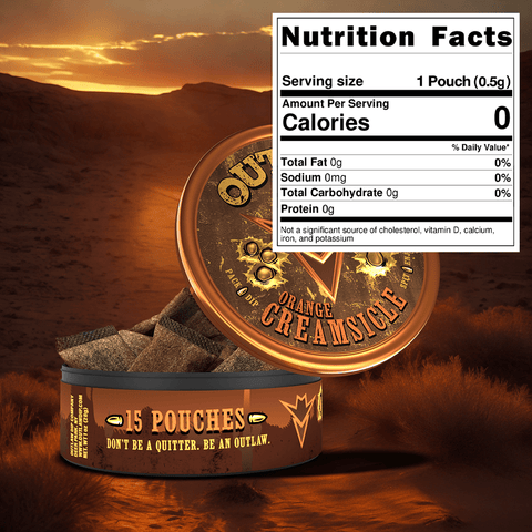 Outlaw Orange Creamsicle Pouches - 6 Pack