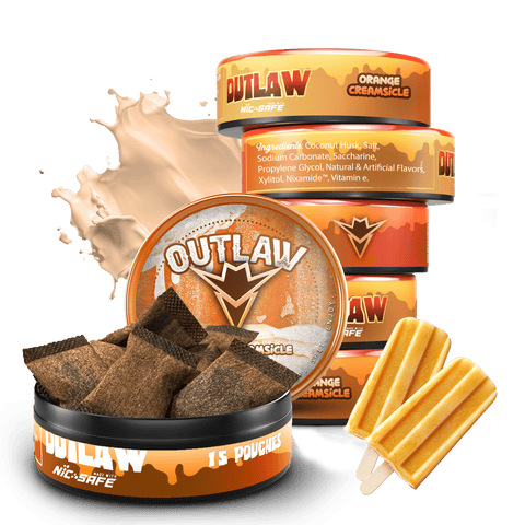 Outlaw Orange Creamsicle Pouches - 6 Pack