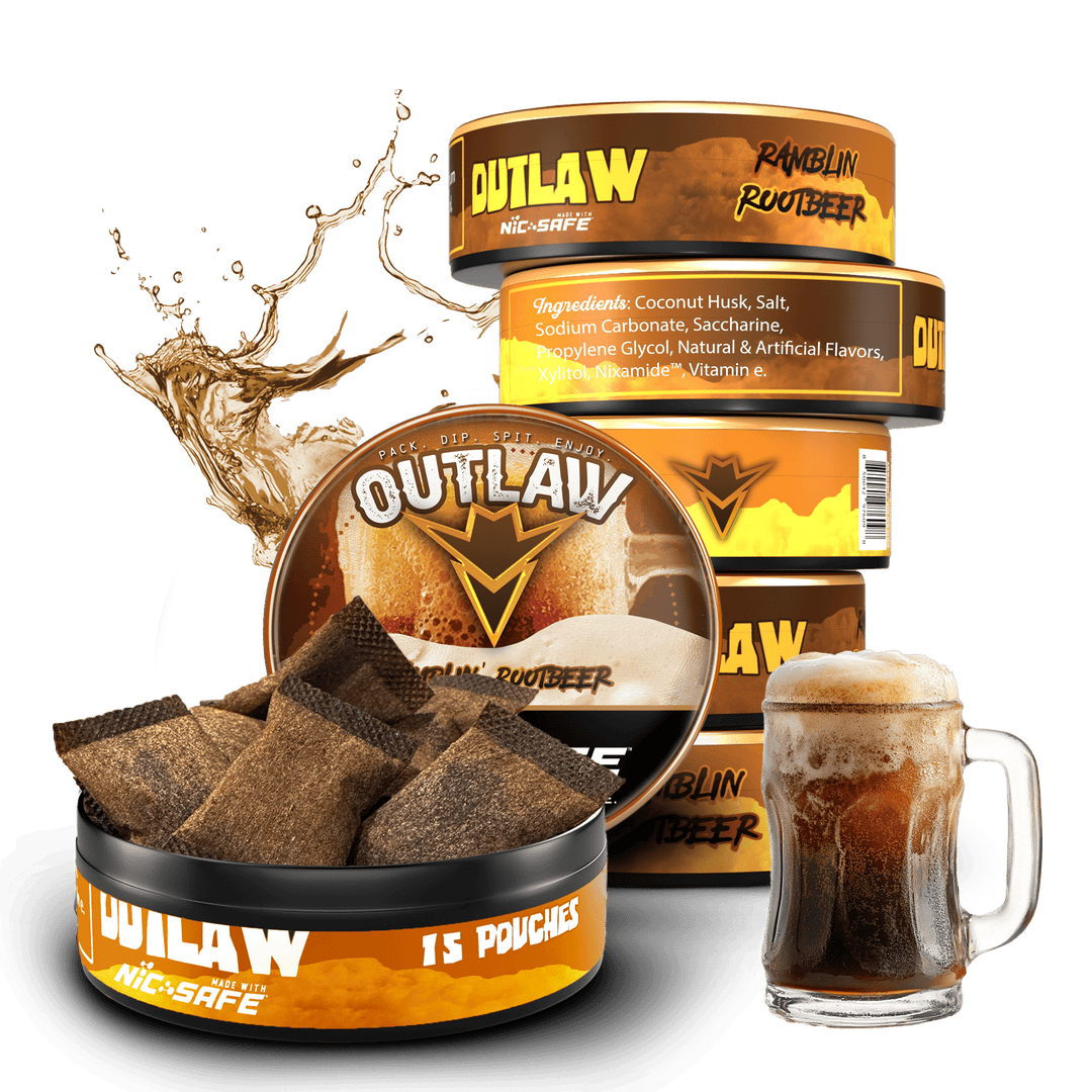 First Pouch Dip Pouches - Premium Healthy Dip Pouches Better than Zyn – Outlaw Dip ...