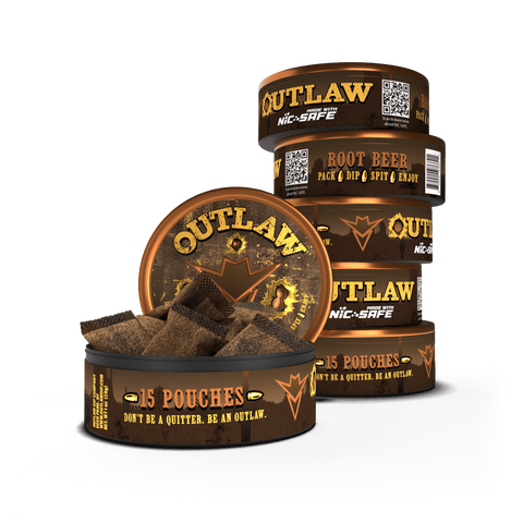 Outlaw Ramblin' Rootbeer Pouches - 6 Pack