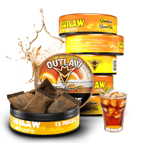 Outlaw Southern Sweet Tea Pouches - 6 Pack