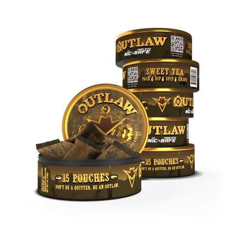 Outlaw Southern Sweet Tea Pouches - 6 Pack