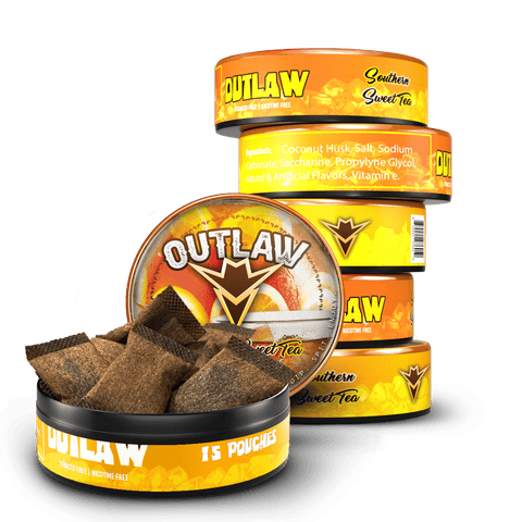 Outlaw Southern Sweet Tea Pouches - 6 Pack