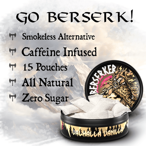 Berserker Valhalla Vanilla Pouches - Outlaw Dip Company Inc.