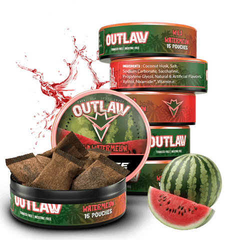 Outlaw Wild Watermelon Pouches - 6 Pack