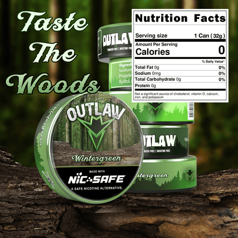 Outlaw Wintergreen Fat Cut - Outlaw Dip Company Inc.