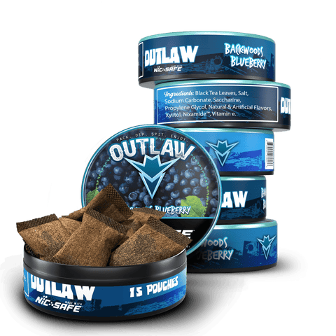 Outlaw Backwoods Blueberry Pouches - 6 Pack