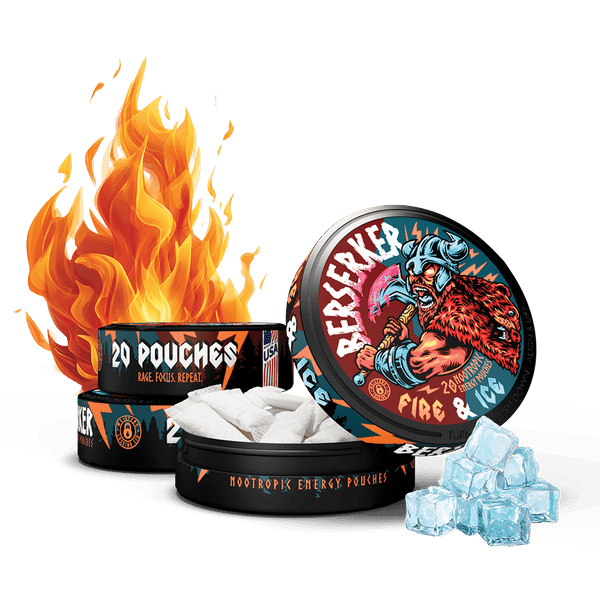 Berserker Fire & Ice Focus Pouches - Energy Drink Alternative