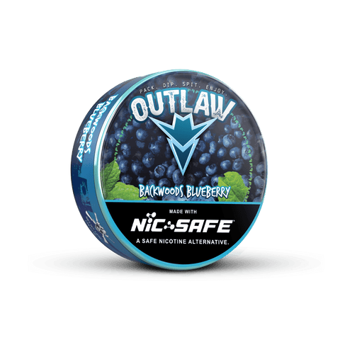 Outlaw Blueberry with NiC-SAFE™ Dip Can